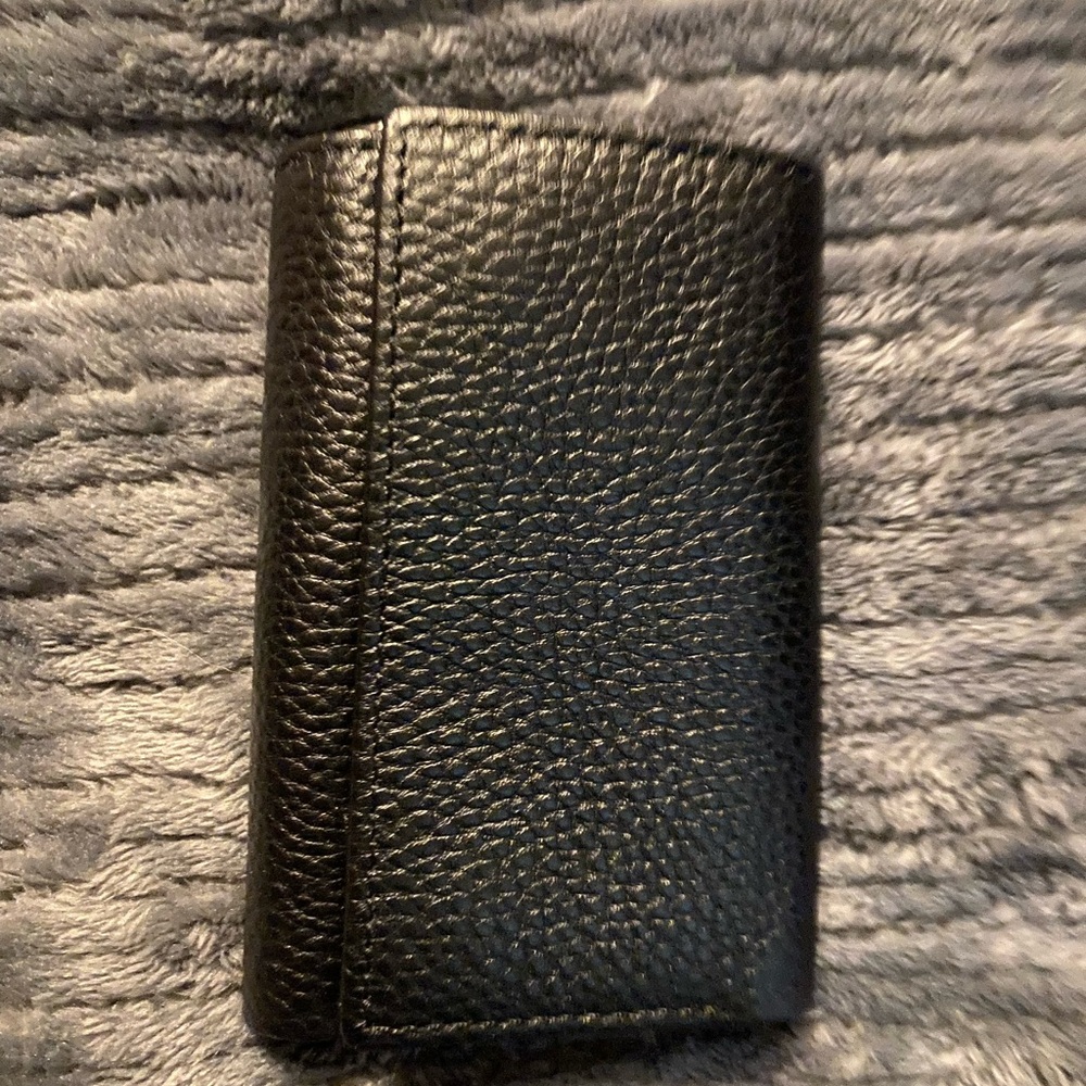 Black Leather Key Holder